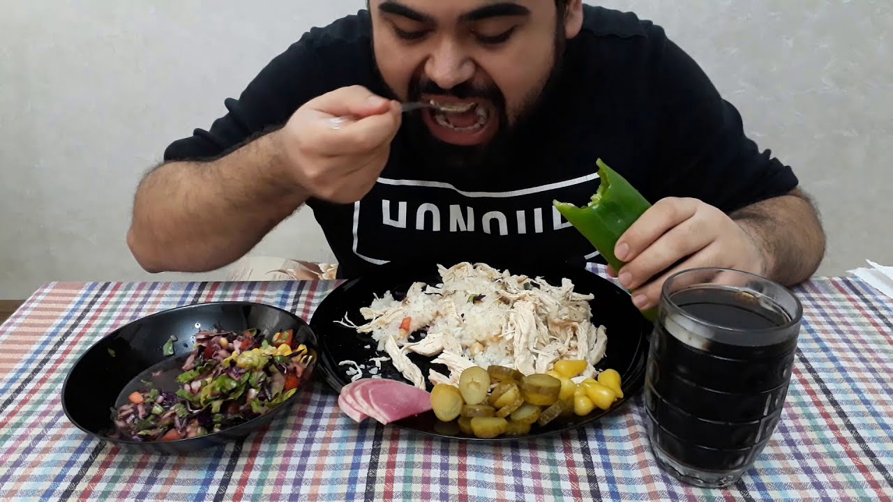 *ASMR* | TAVUKLU PİLAV ASMR | EATİNG SOUNDS | ASMR TÜRKÇE