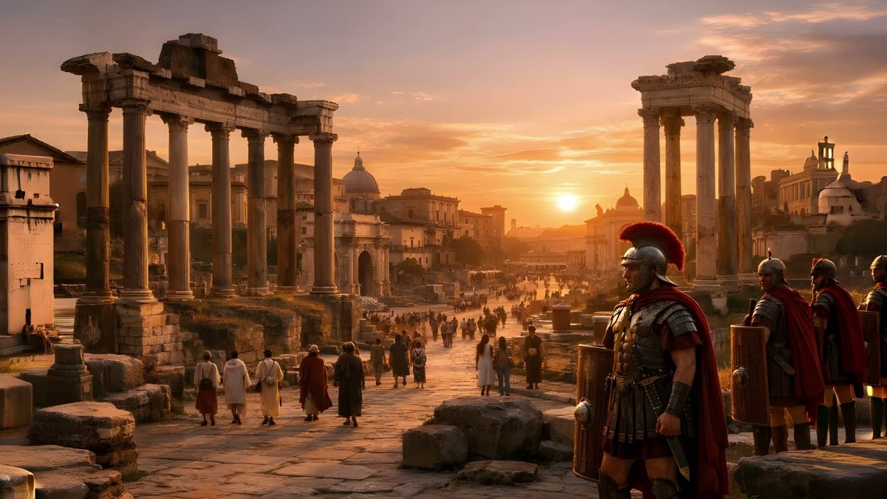Ancient Rome Ambience Music | Temples, Legions & Gladiators’ Echoes For Reading, Relaxation & Sleep