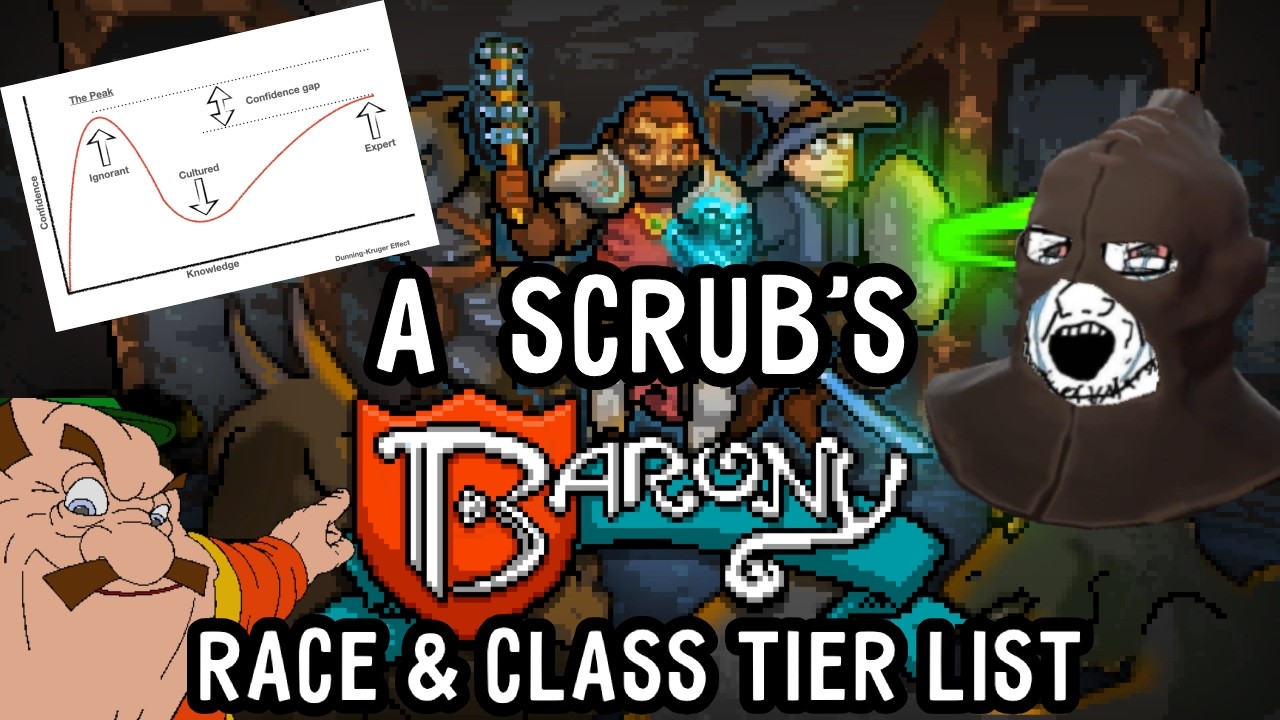 A Scrub's Barony Race and Class Tier Lists v5.0.2