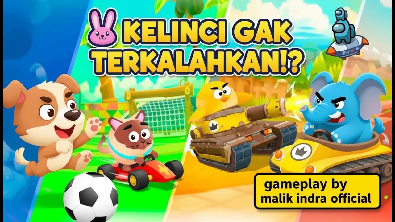 🐰 KELINCI GAK TERKALAHKAN!? 234 Player Mini Games Paling Rusuh & Seru!