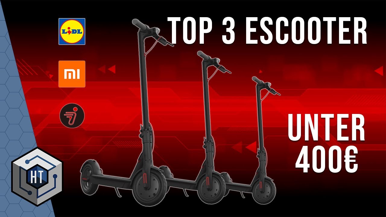 G&uuml;nstige E-Scooter unter 400 Euro im Test  🏆 Das taugen billige EScooter! (TOP 3 E-Roller 2022)