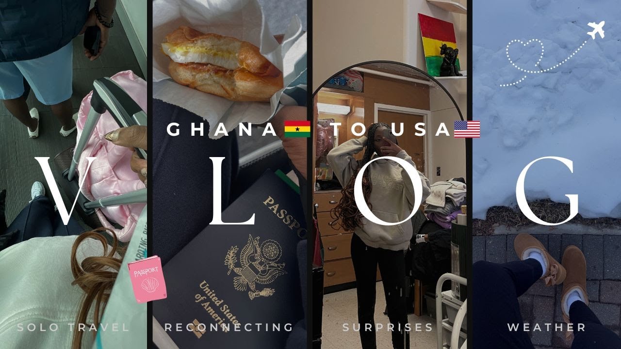 TRAVEL VLOG: GHANA to USA || SOLO TRIPS, BIRTHDAY SURPRISES, MEETING OLD FRIENDS + more!