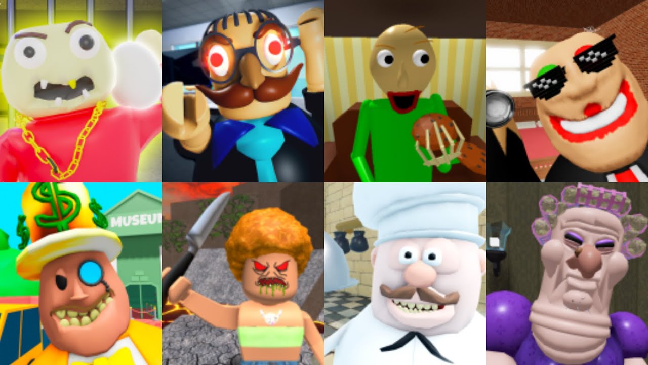 8 Scary Obby Escape Walkthrough Escape From Cringeman,Benny Restaurant,Bad Boss,Mr Billy Mansion