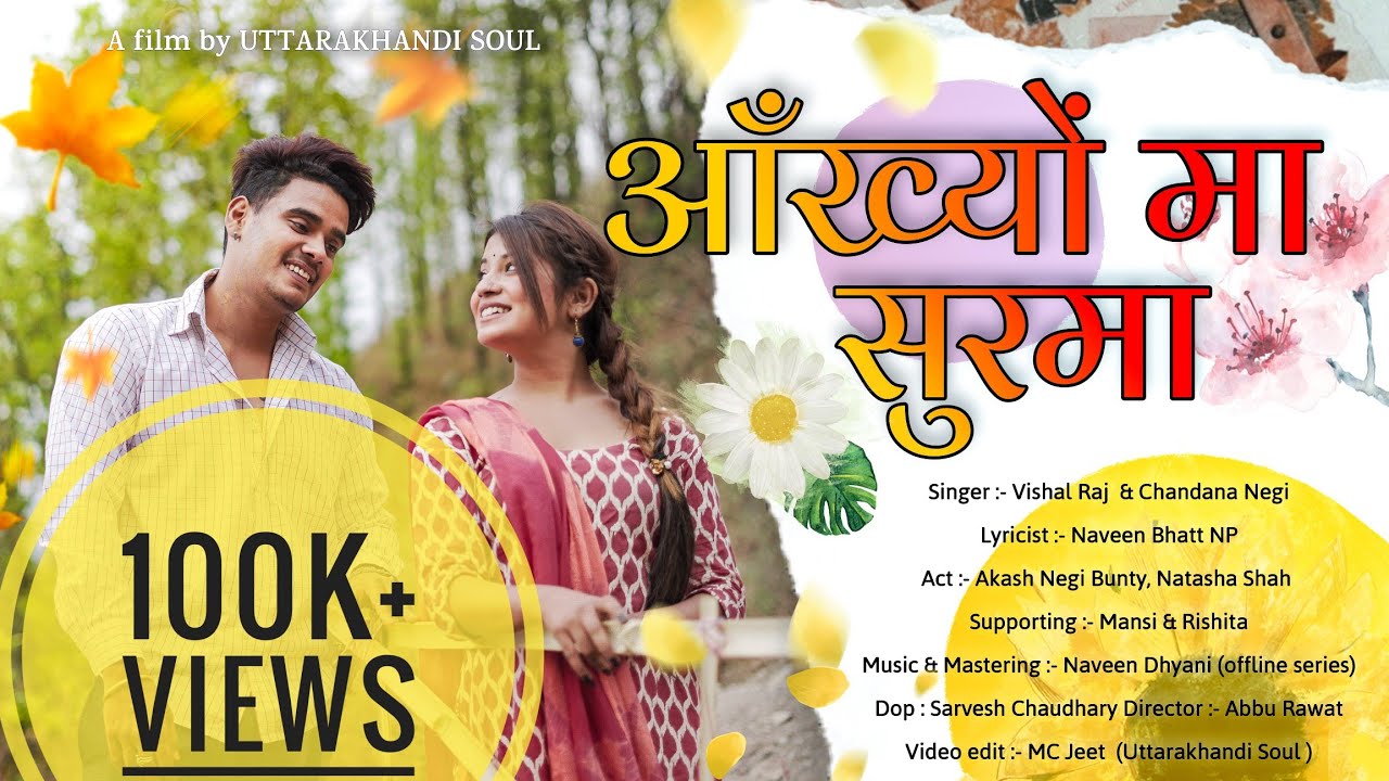 AANKHYON MA SURMA | AKASH NEGI BUNTY & NATASHA SHAH | VISHAL RAJ & CHANDANA NEGI | GARHWALI SONG