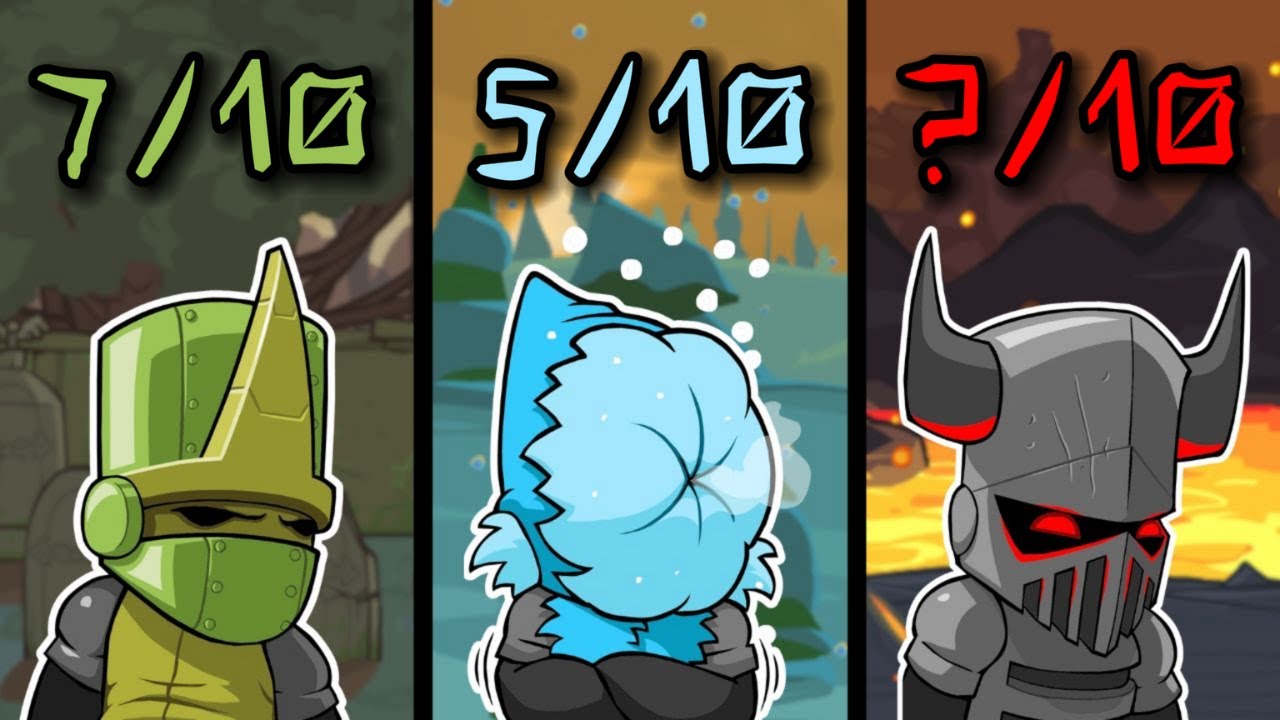 Обзор каждого персонажа в Castle Crashers за одну минуту