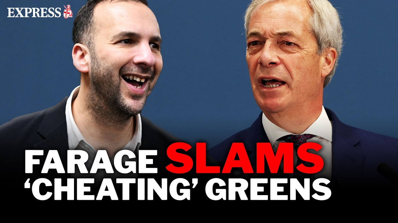 'CHEATERS!' - Nigel Farage ERUPTS as Greens win in Gorton and Denton by-election