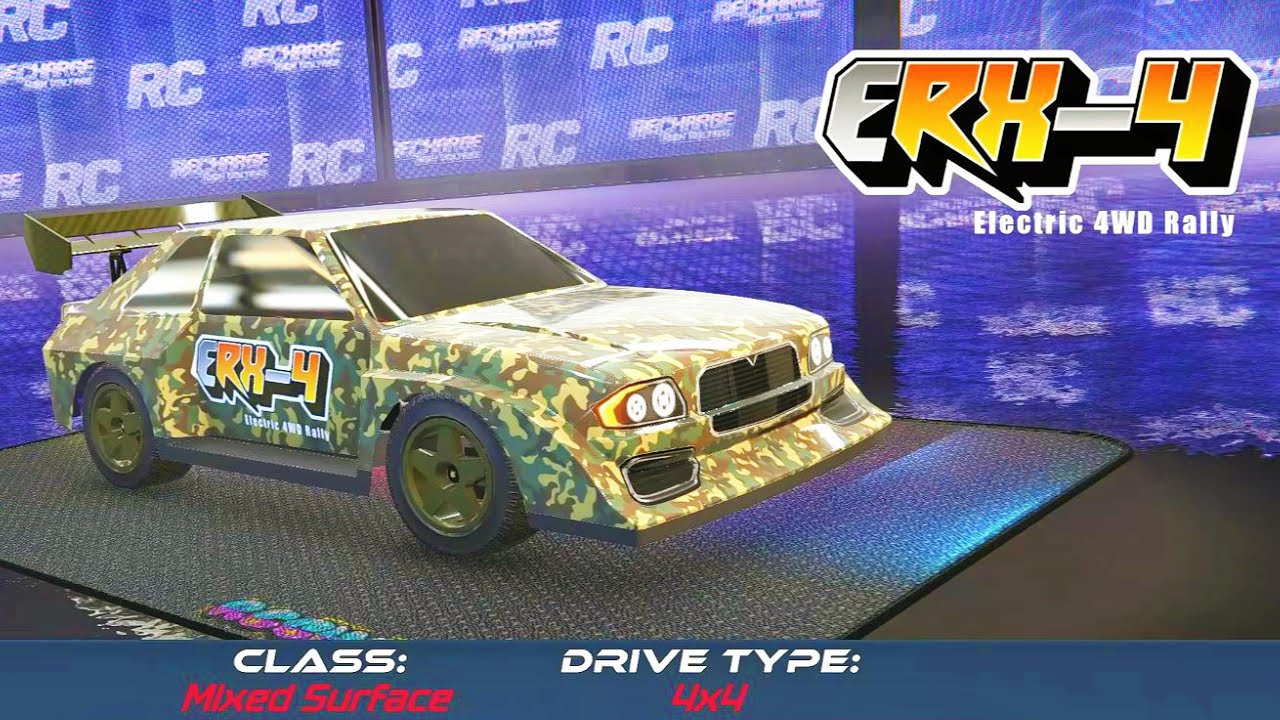 Recharge RC: High Voltage - ERX4 - Online Races And Customization