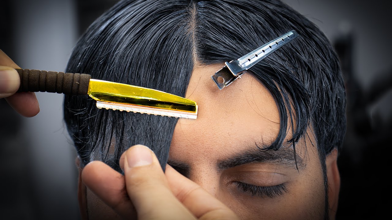 ASMR | Messy to Gentleman: Gold Razor & Old School Scissor