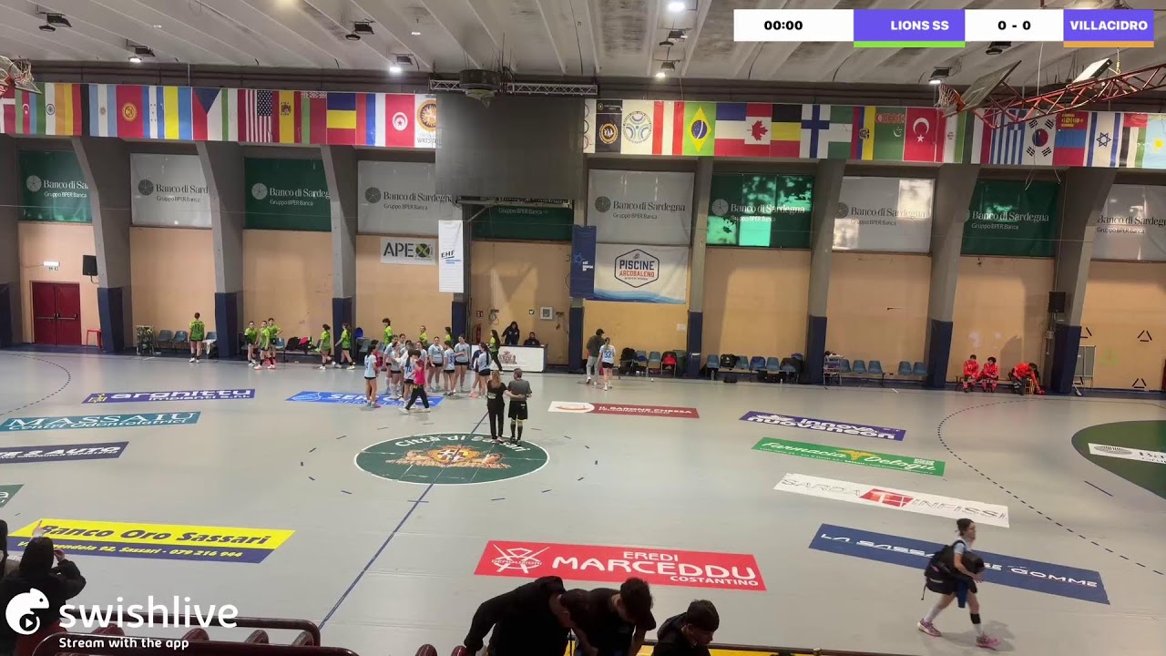 Live alimentato dall'app Swish Live
LIONS SS VS VILLACIDRO