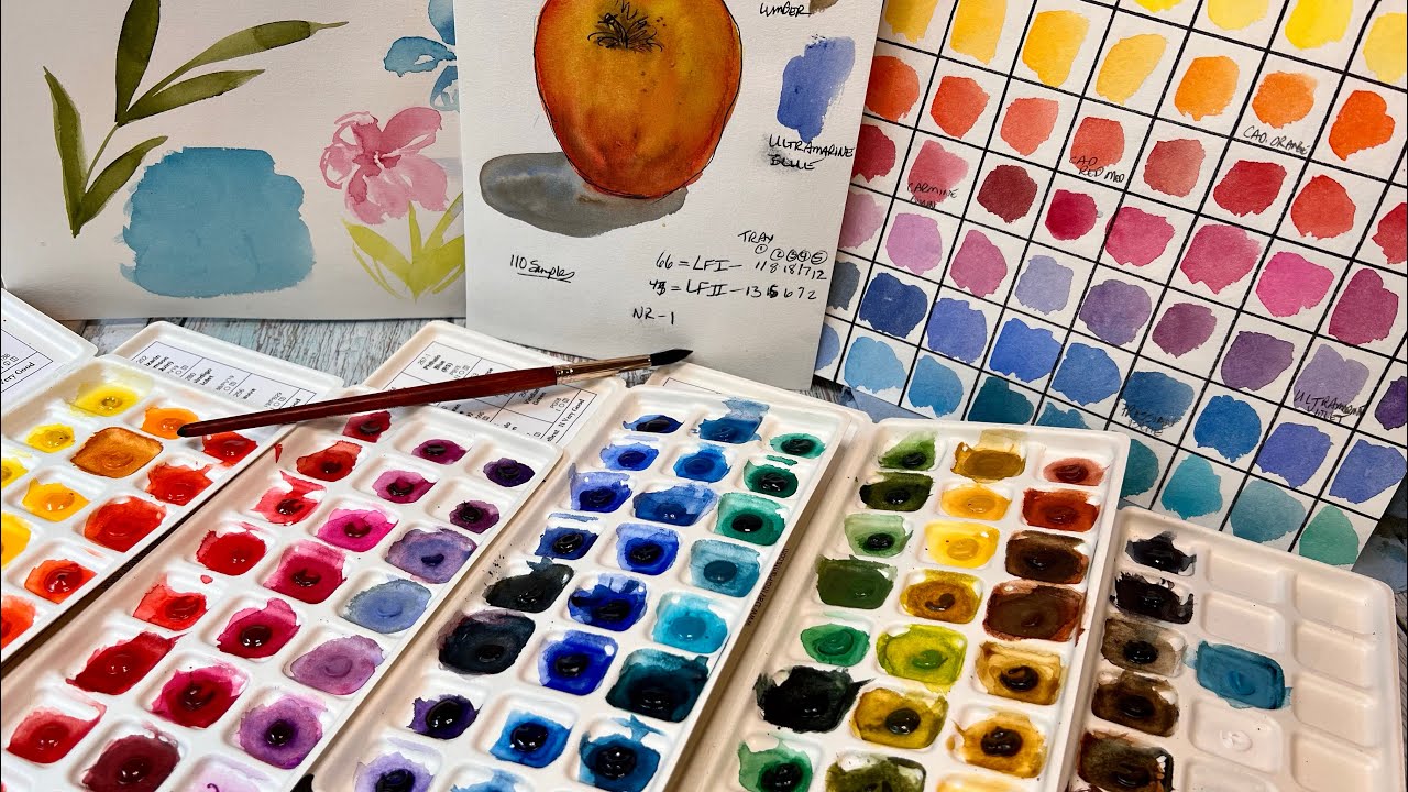 REVIEW: Da Vinci Sample Dot Set of 110 Watercolors! Are These My New Favorite Paints?