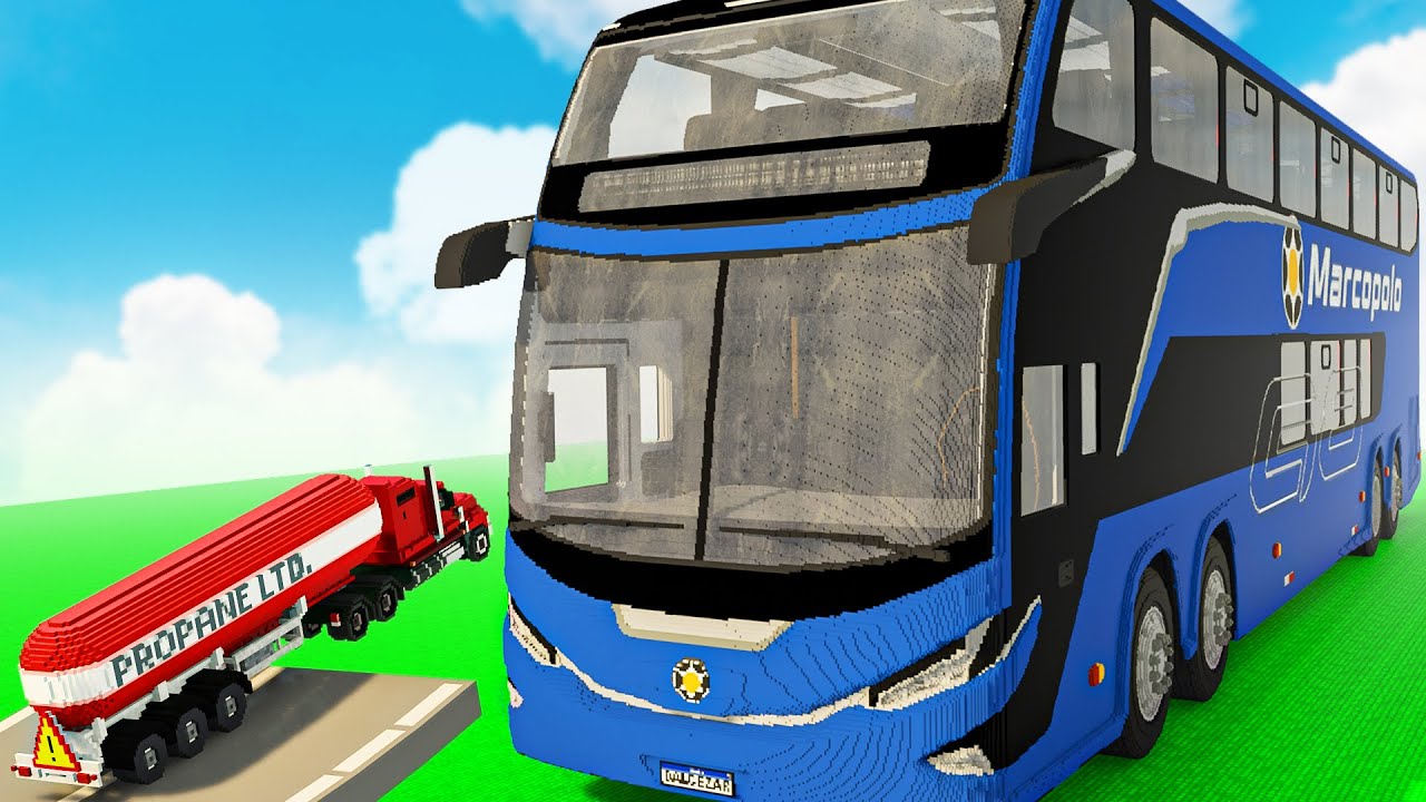 Cars vs Double Decker Bus | Teardown