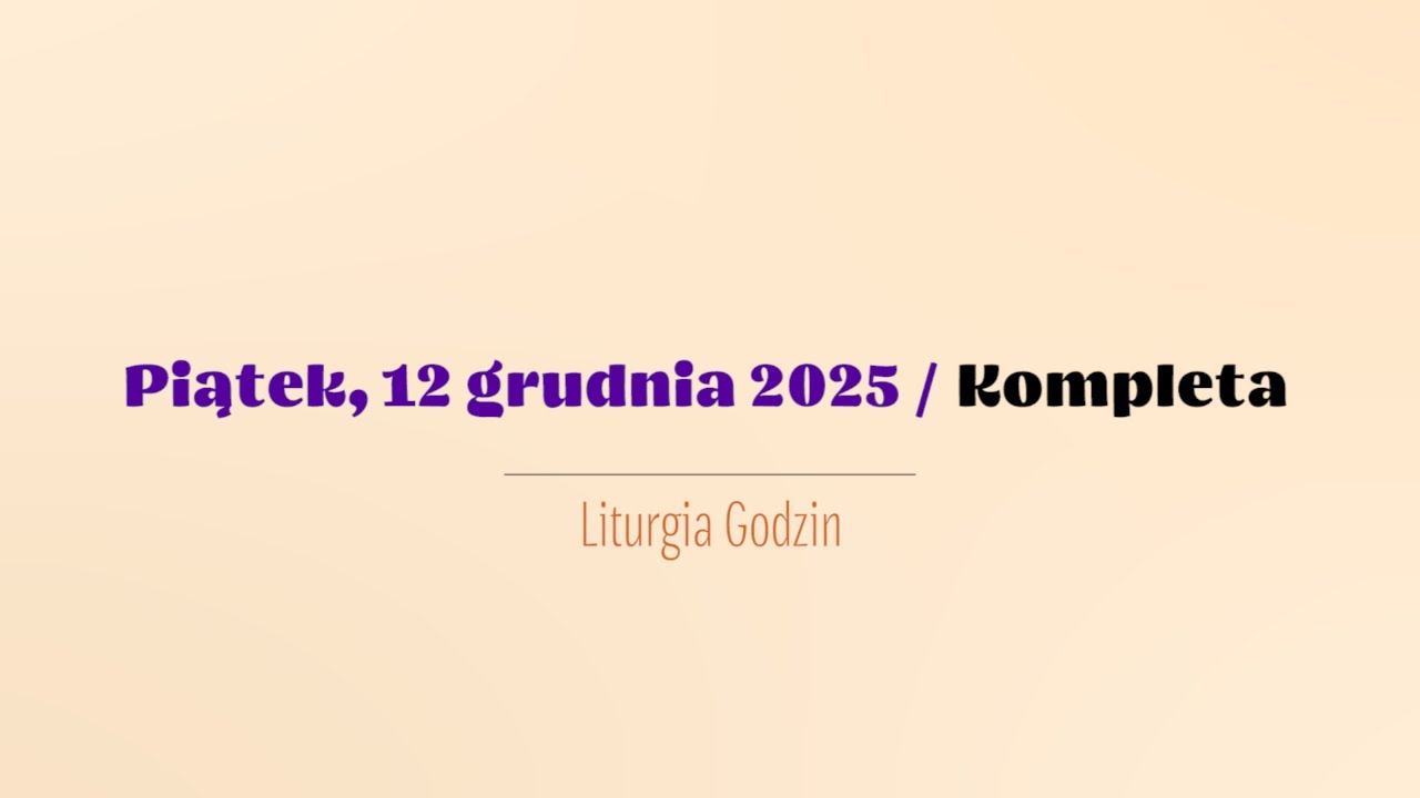 #Kompleta | 12 grudnia 2025