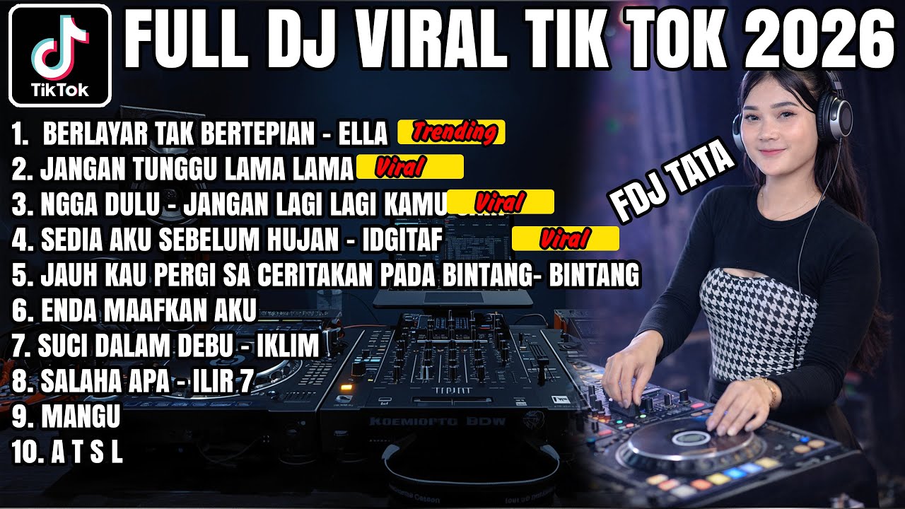 DJ BERLAYAR TAK BERTEPIAN – ELLA 🔥 REMIX TERBARU FULL BASS | DJ VIRAL TIKTOK 2026 🎧💔