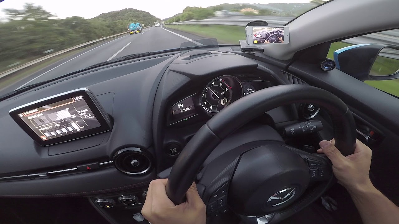 デミオディーゼル　高速道路！