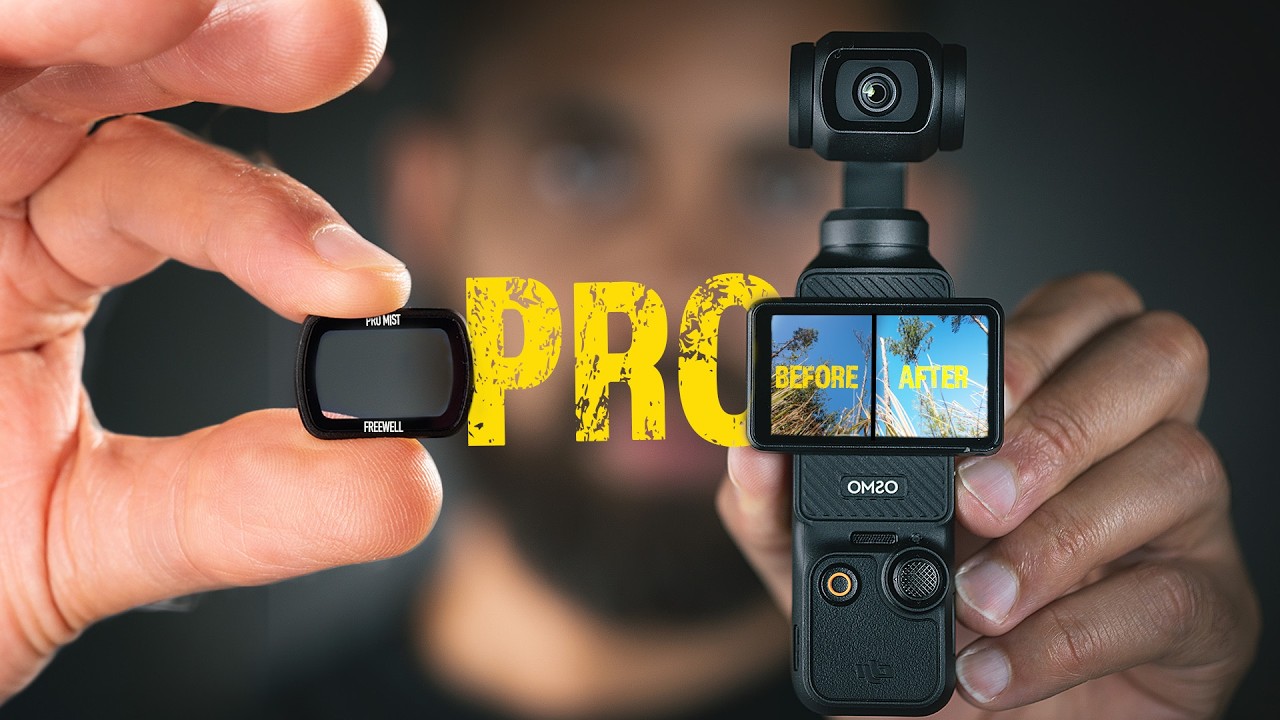 How to get CINEMATIC Shots on DJI Osmo Pocket 3 MADE EASY! Freewell ND Filter Review.