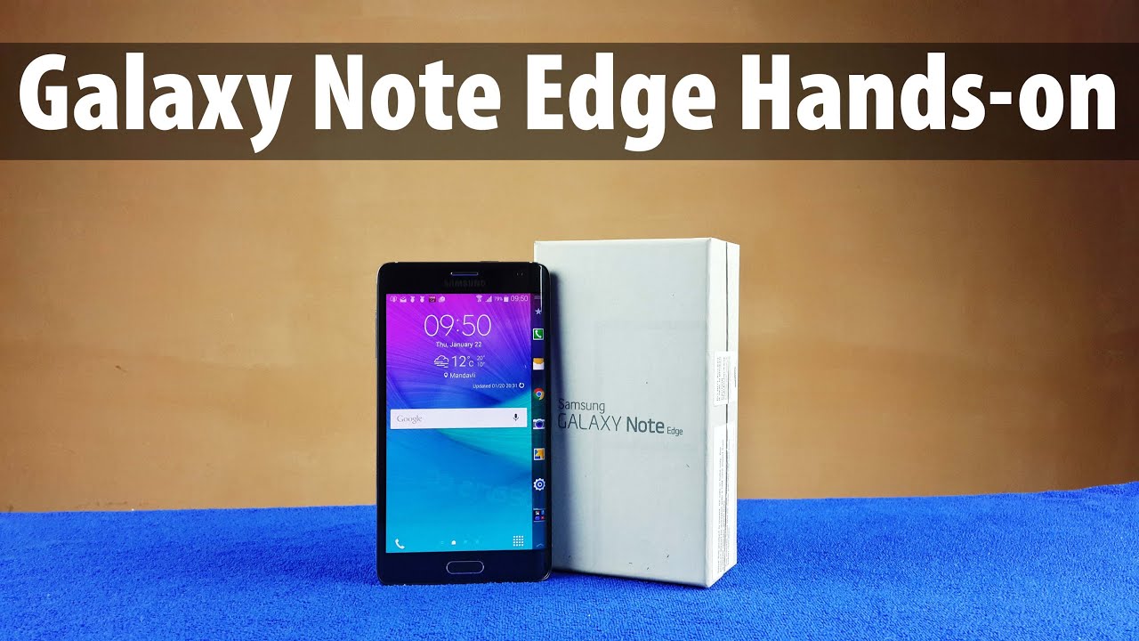 Samsung Galaxy Note Edge Unboxing & Full Hands-on Review