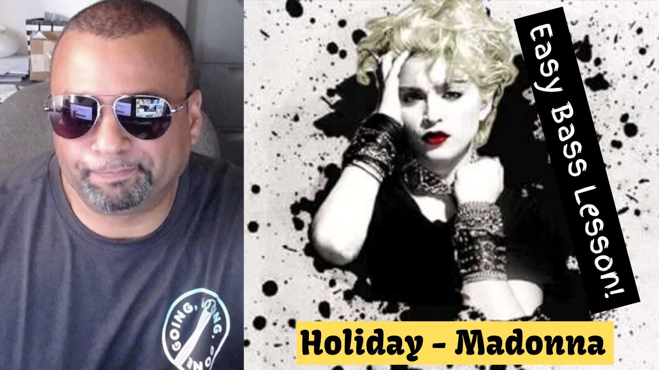 Easy Bass Lesson! Holiday - Madonna