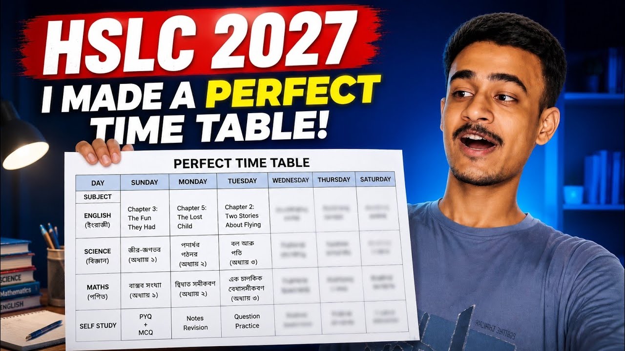 🔥 HSLC 2027 | This is no ordinary Time Table... 👀