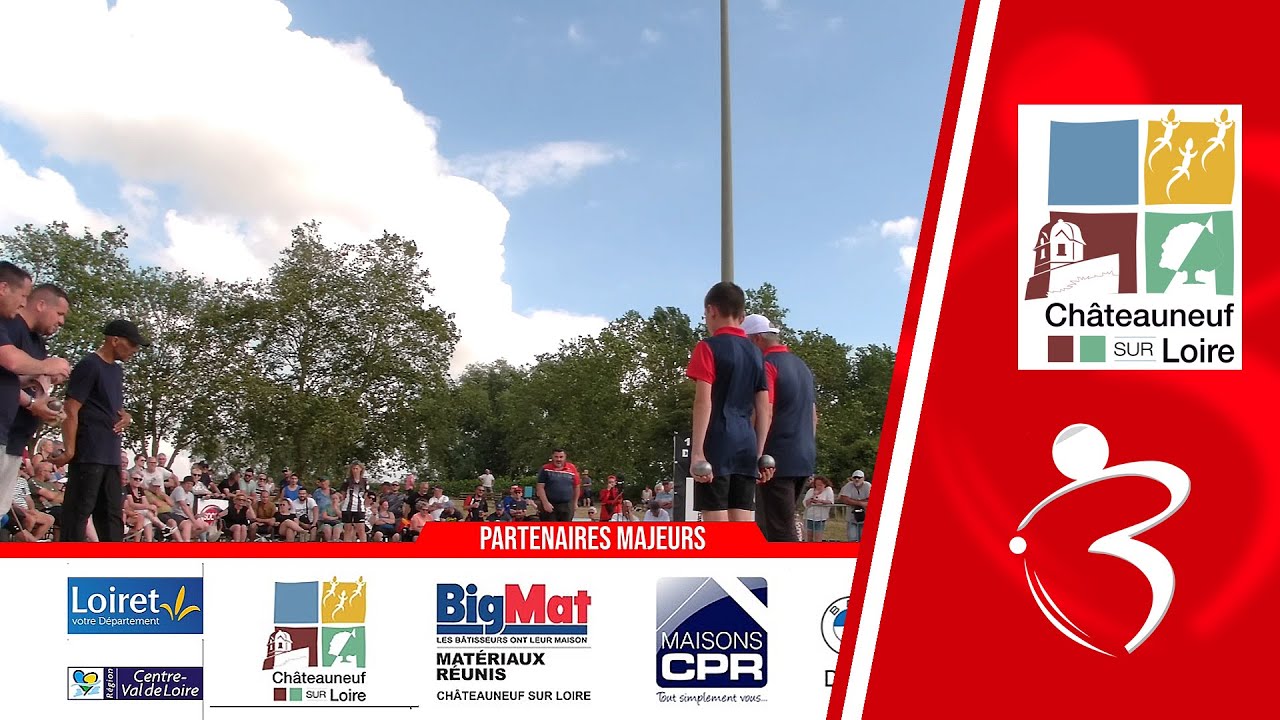 Une finale à seulement 13 ans JACQUET vs BOULANGER : National à pétanque de Châteauneuf-sur-Loire