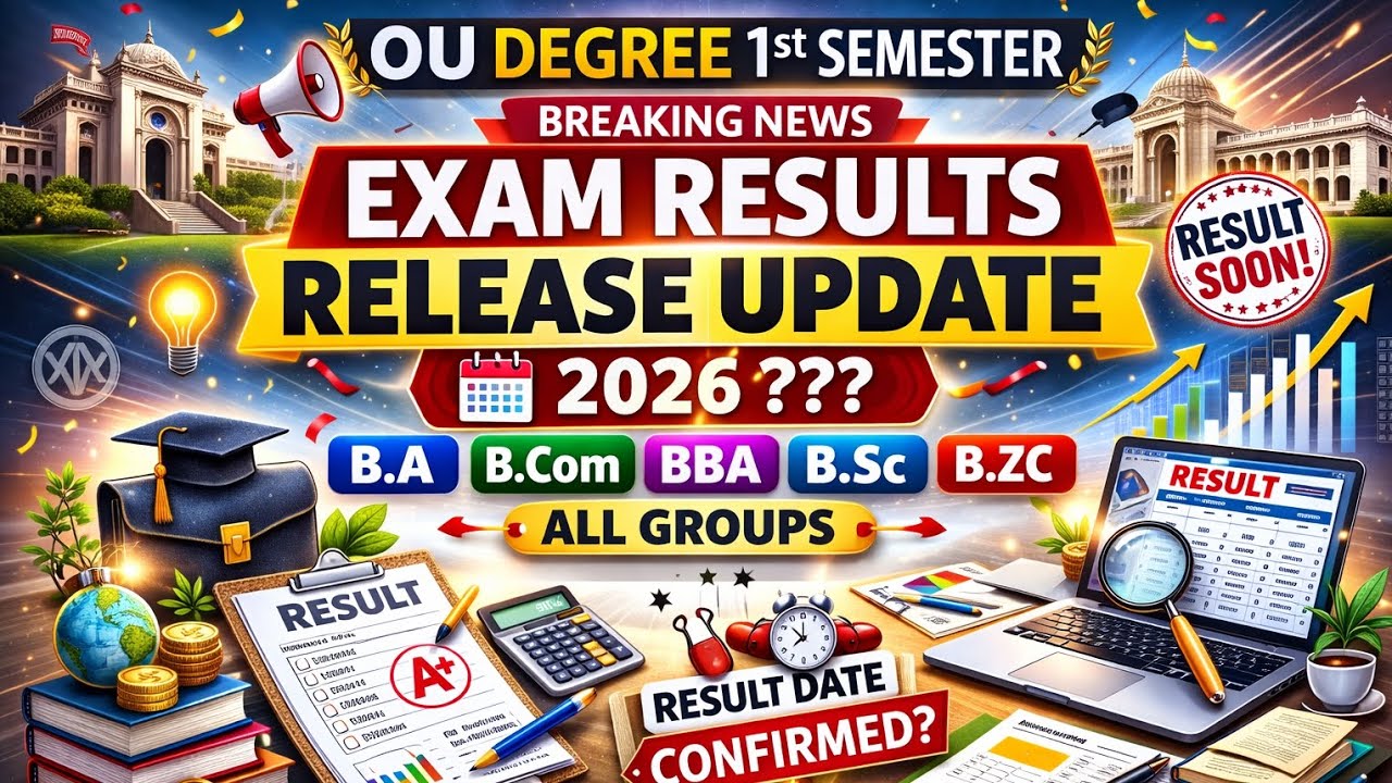OU Degree 1st Sem| Results Release??? 2026|BA BCom BBA BSc BZC | Result & Latest Update | All Groups