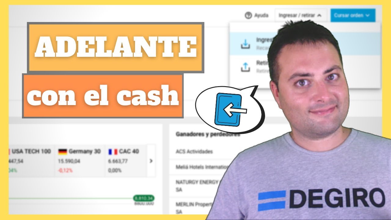 C&oacute;mo Ingresar dinero en DEGIRO 📊 Todo lo que debes saber