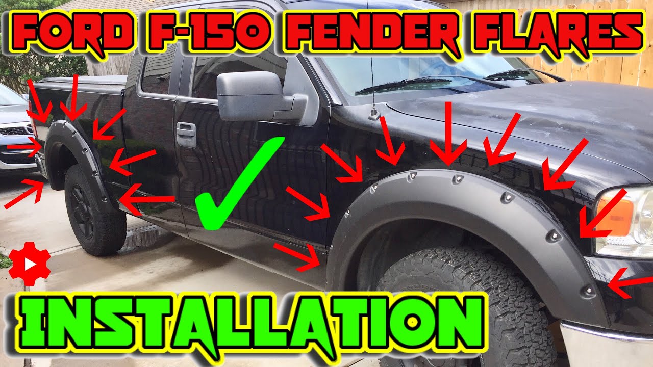 Установка расширителей крыльев Ford F150