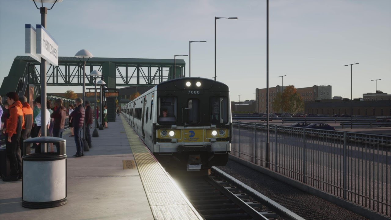 Train Sim World 4 PS5 Long Island Railroad Operating Train 727 from Hempstead to Atlantic Terminal