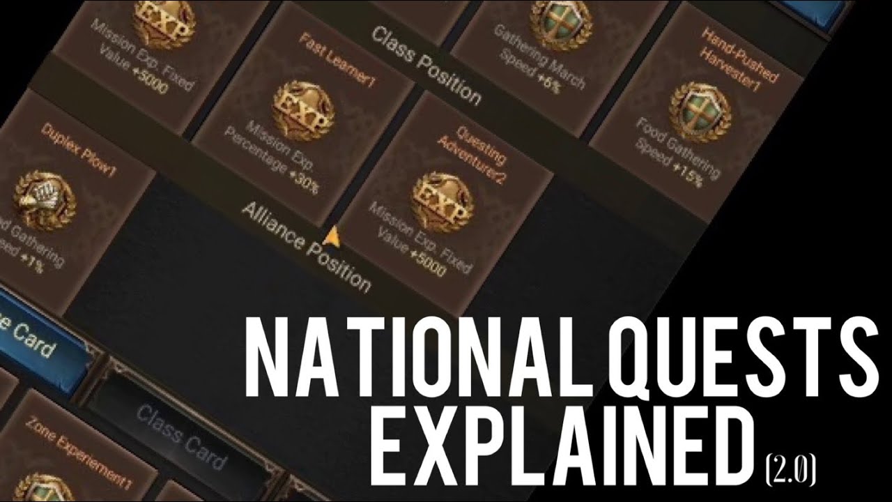 NATIONAL QUESTS EXPLAINED 2.0 (Rise of Empires Ice & Fire/Fire & War)