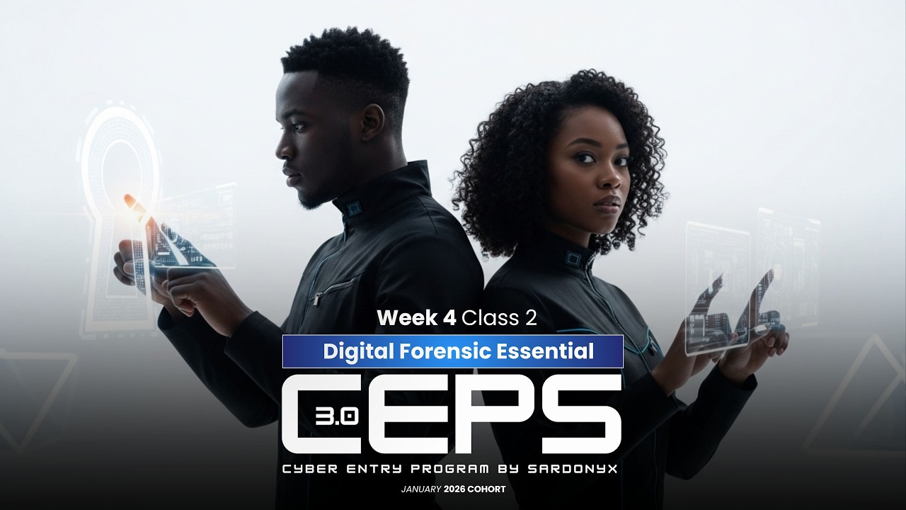 Become A Digital Forensics Analyst | Cyber Essential | Week 4 Class 2 | Sun, 1st Feb, 2026