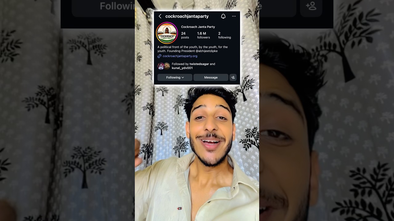 CJP Exposed 🪳 #cockroachjantaparty #cjp #cockroach #india #genz