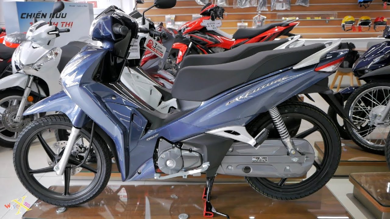 Honda Future 125 2022 - Xanh Dương - Wave 125i Blue 2022 - Walkaround