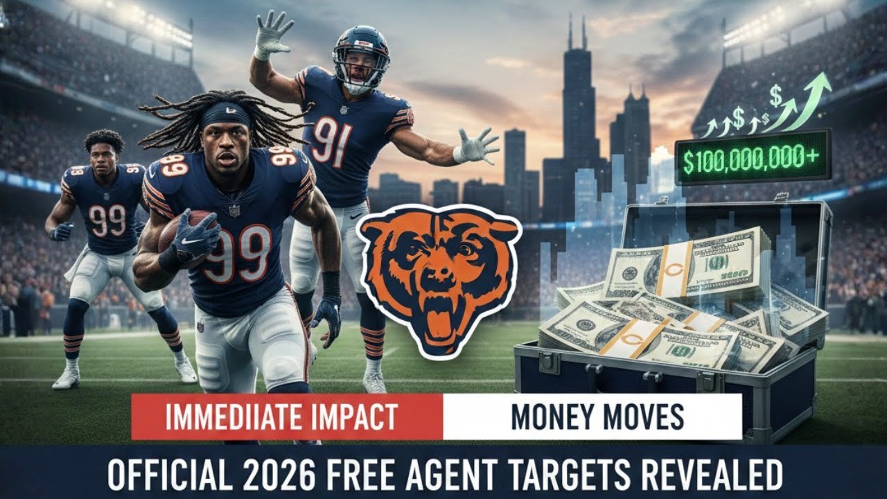 5 mint ago | BEARS $100M SPENDING SPREE! 25 Targets That Change EVERYTHING!