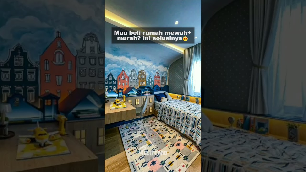 Rumah Attic Room pertama di Summarecon Serpong! Nyaman banget