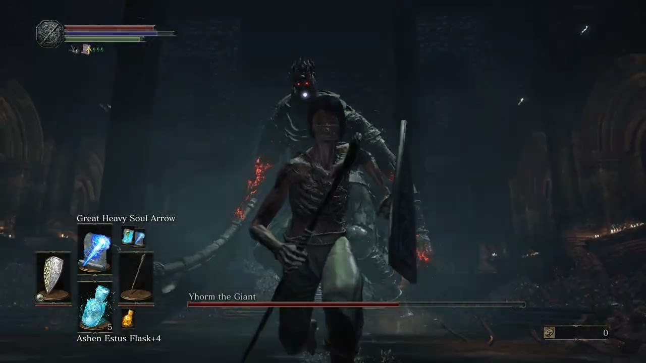 Dark souls 3 Yhorm the Giant (Hitless)