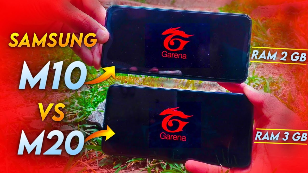 Samsung M10 vs Samsung M20 Free Fire Game Speed Test