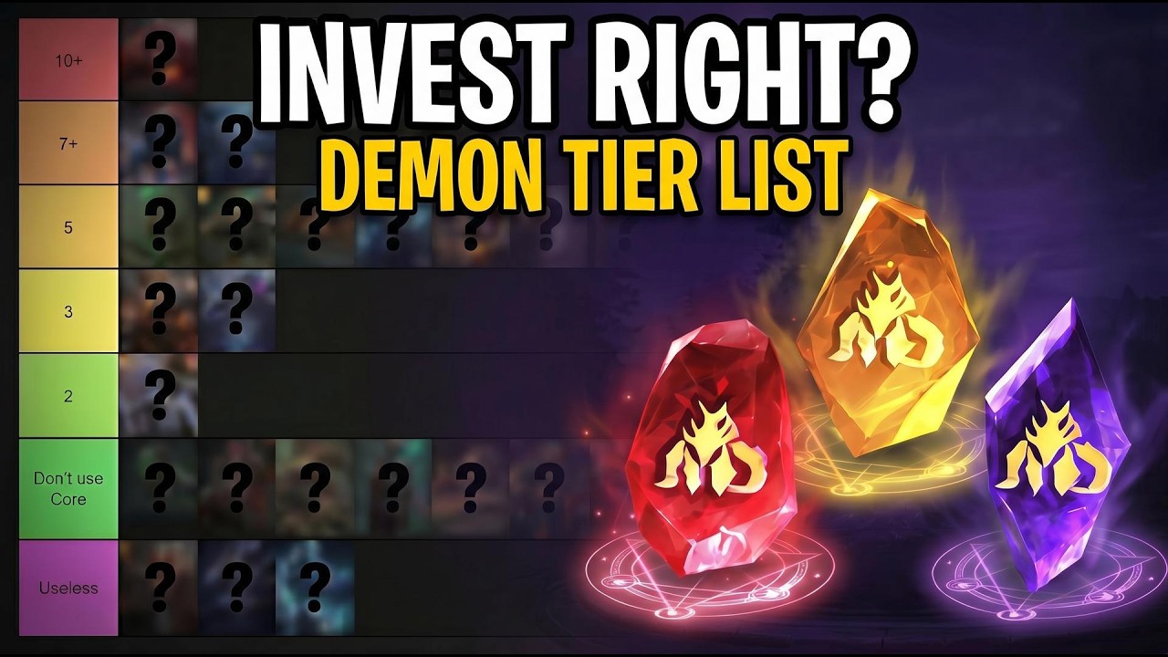 Which Demon Level Actually Matters? My FULL Investment Tier List | Watcher of Realms
