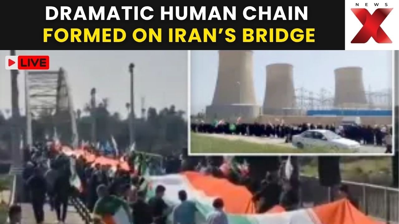 Trump's Iran Ceasefire LIVE: Dramatic Human Chains Formed on Iranian Bridge | NewsX