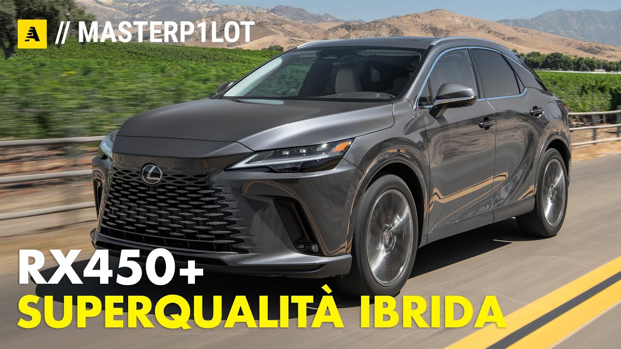 Lexus RX 450h+ 2023 | 66 km di AUTONOMIA elettrica per la Plug-In da 309 CV...