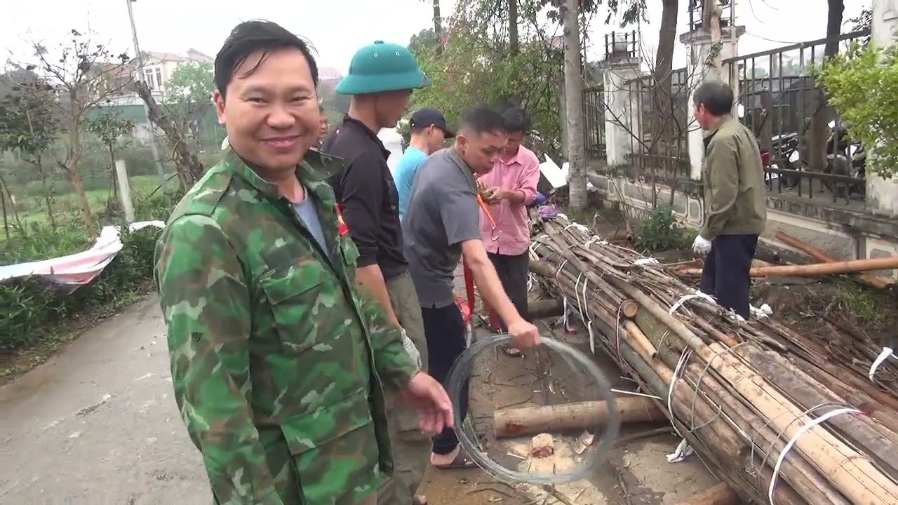 Thôn tích giang 2  làm cây đình  điệu  đẹp nhất khu vục 