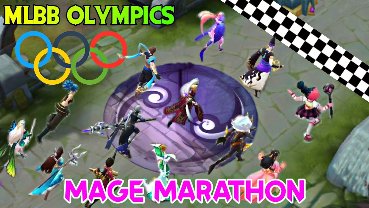 MOBILE LEGENDS OLYMPICS - MARATHON OF MAGE | RUNNING WITH SKILLS MARATHON