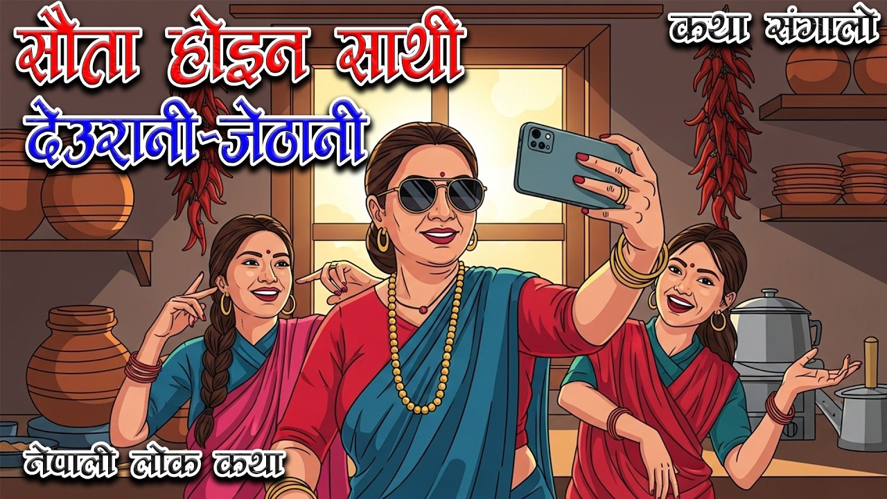 नेपालकी सासू बनिन् TikTok स्टार | बुहारीहरूसँगको रमाइलो कहानी | Nepali Lok Katha | नेपाली लोक कथा