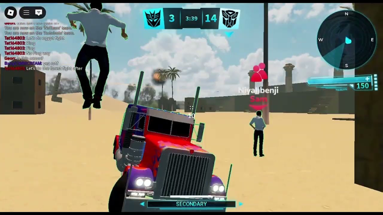 (April Fools) Playing as Sam in Transformers Crossfire
