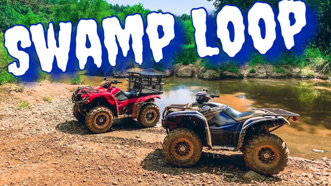 Swamp Loop @Durhamtown: Yamaha Kodiak 700 & Honda Rancher 420 ATV Trail Ride