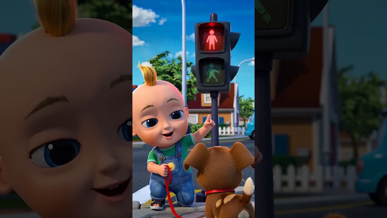 Kids Crossing Safety Rule: Wait for the Green! #safetyrules