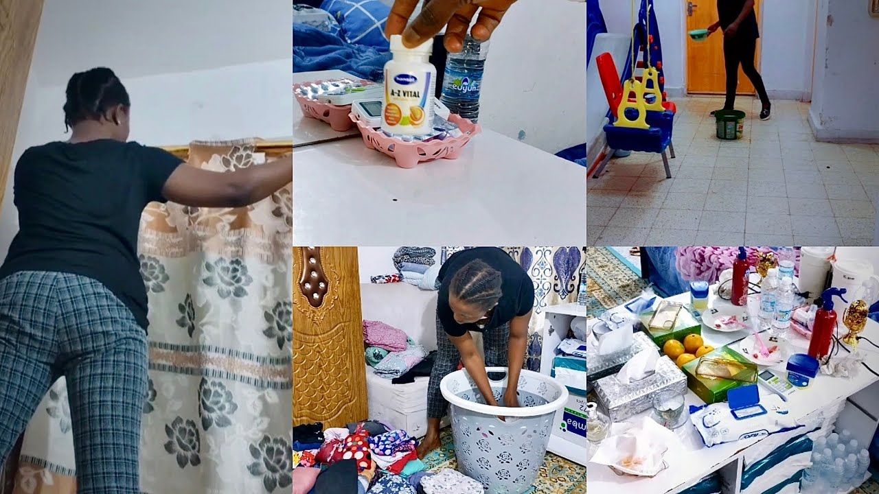 Daily vlog : Life of an Arab housemaid | Days in my life in iraq | cleaning.