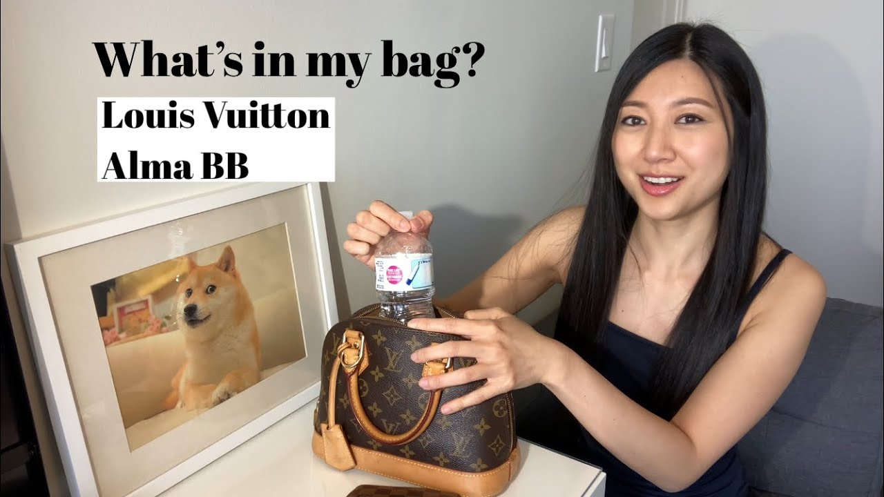 What’s in my bag? Louis Vuitton Alma BB