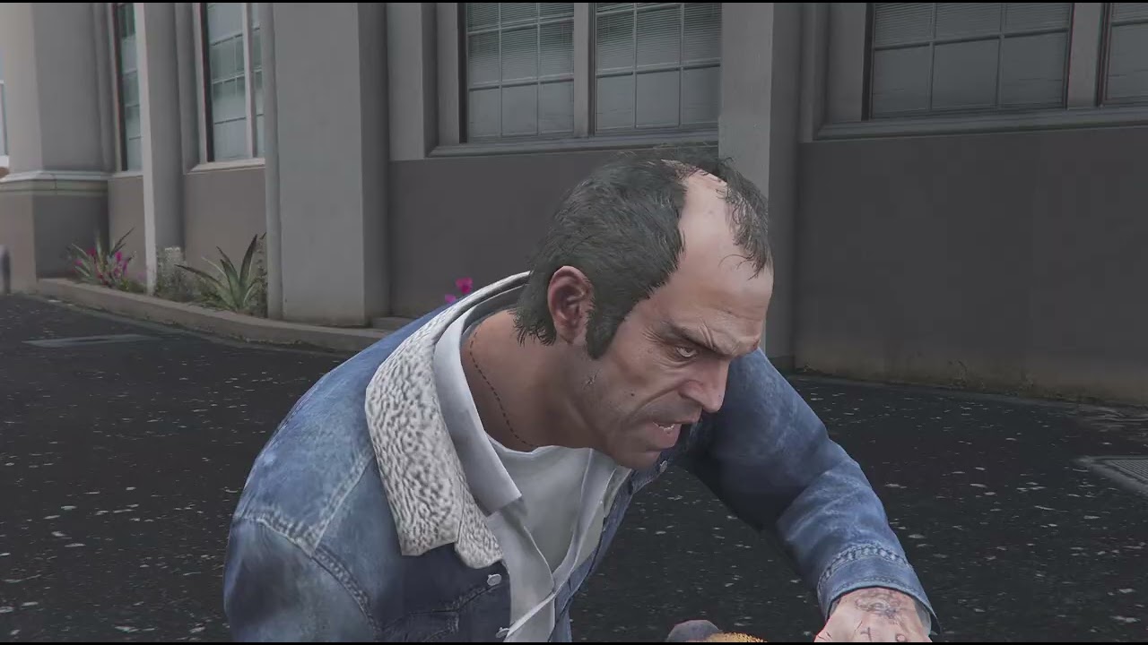 Playing GTA5 with frankie