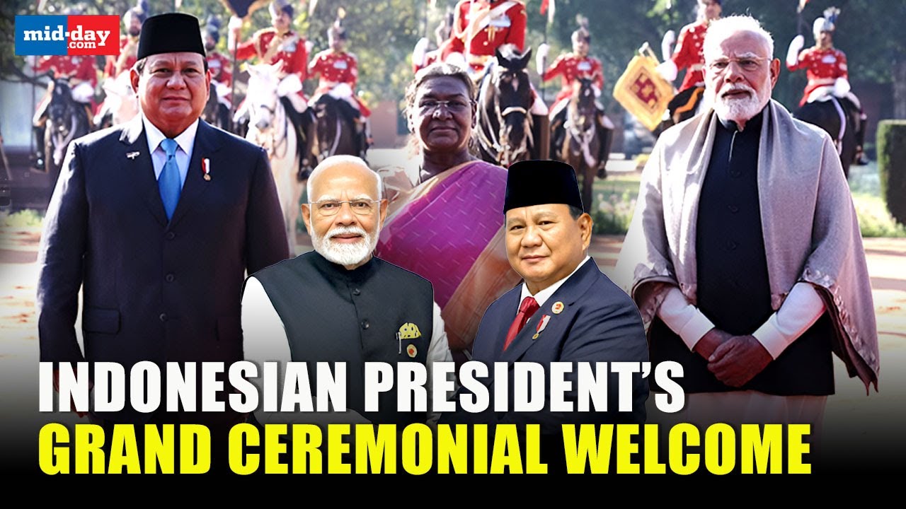 Republic Day 2025: Ceremonial welcome of Indonesian Prez Prabowo Subianto at Rashtrapati Bhavan