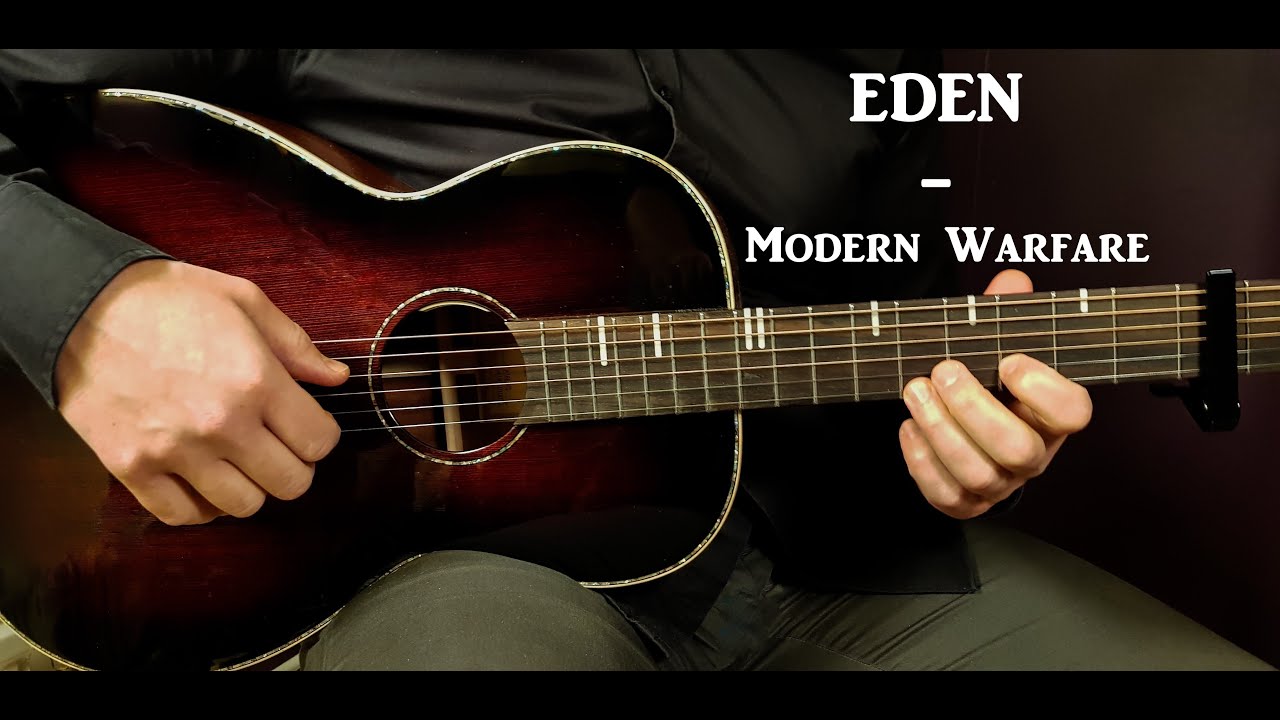 How to play EDEN - MODERN WARFARE Acoustic Guitar Lesson - Tutorial