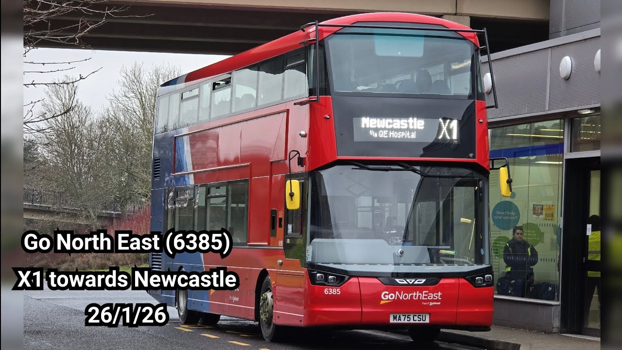 Brand new! Go North East: Wrightbus Ultroliner Cummins ISBe 6.7L/Voith 7speed MA75 CSU (6385)